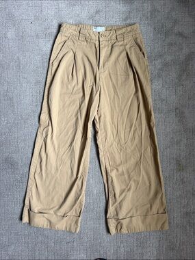 ASOS Design Wide Leg Khaki Trousers - Neutral Tan